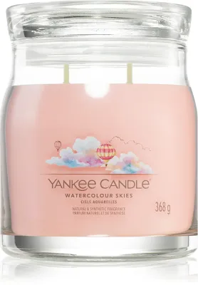 Yankee Candle Watercolour Skies - Ароматическая свеча Signature, Signature 368 г
