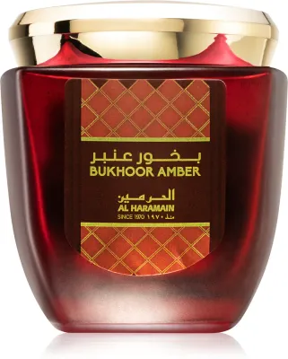 Благовоние Al Haramain Bukhoor Amber древесное, для дома, 80 г
