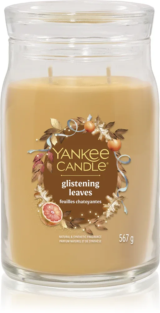 Yankee Candle Glistening Leaves - Ароматическая свеча Signature