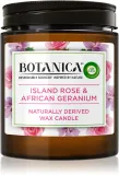 Air Wick Botanica Island Rose & African Geranium - Ароматическая свеча с розовым ароматом, 205 г — фото 1