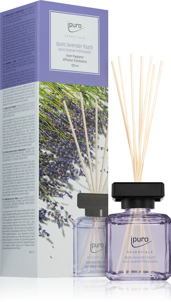 ipuro Essentials Lavender Touch - Ароматический диффузор с наполнителем, 100 мл
