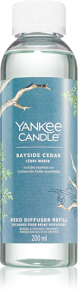 Yankee Candle Bayside Cedar - Наполнитель для диффузоров, 200 мл