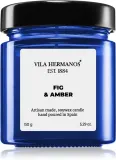 Vila Hermanos Apothecary Cobalt Blue Fig & Amber - Ароматическая свеча — фото 1