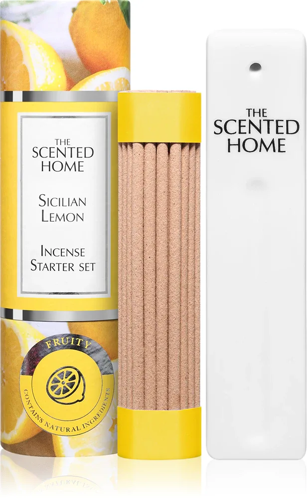 Ashleigh & Burwood London Sicilian Lemon - Ароматические палочки Ashleigh Burwood London Sicilian Lemon с подставкой, цитрусовый аромат, 1 шт, 1 шт