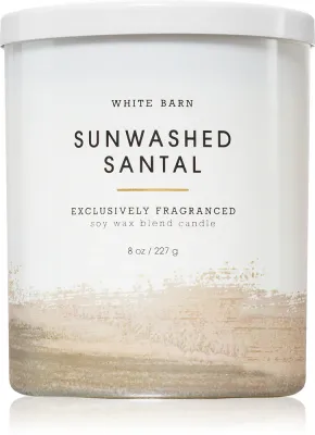 Bath & Body Works Sunwashed Santal - Ароматическая свеча, 227 мл