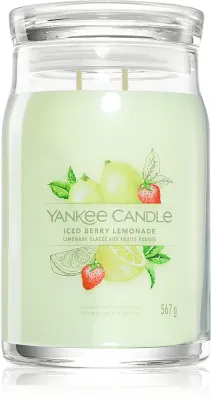 Yankee Candle Iced Berry Lemonade - Ароматическая свеча Signature, Signature 567 г