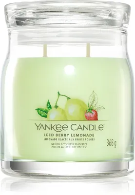Yankee Candle Iced Berry Lemonade - Ароматическая свеча Signature, Signature 368 г