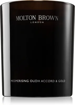 Molton Brown Mesmerising Oudh Accord & Gold Candle - Ароматическая свеча, 190 г