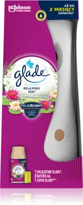 GLADE Relaxing Zen - Автоматический освежитель воздуха с запасным блоком, 269 мл