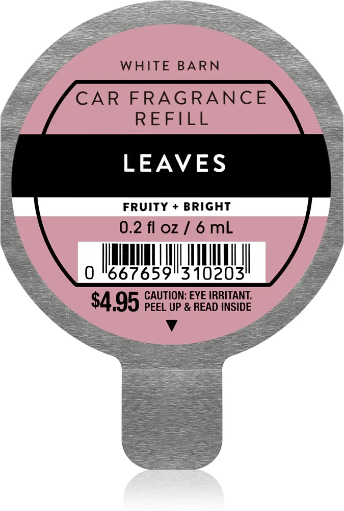 Bath & Body Works Leaves - Запах для машины наполнение, 6 мл