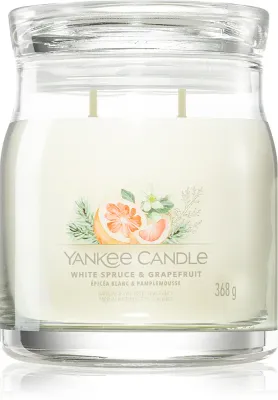 Yankee Candle White Spruce & Grapefruit - Ароматическая свеча, 368 г