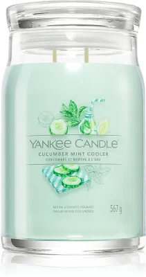 Yankee Candle Cucumber Mint Cooler - Ароматическая свеча Signature