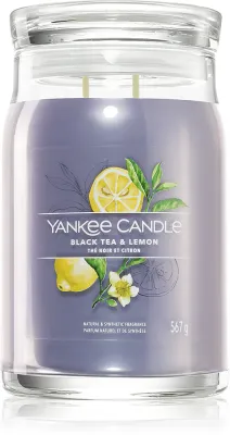 Yankee Candle Black Tea & Lemon - Ароматическая свеча, 567 г