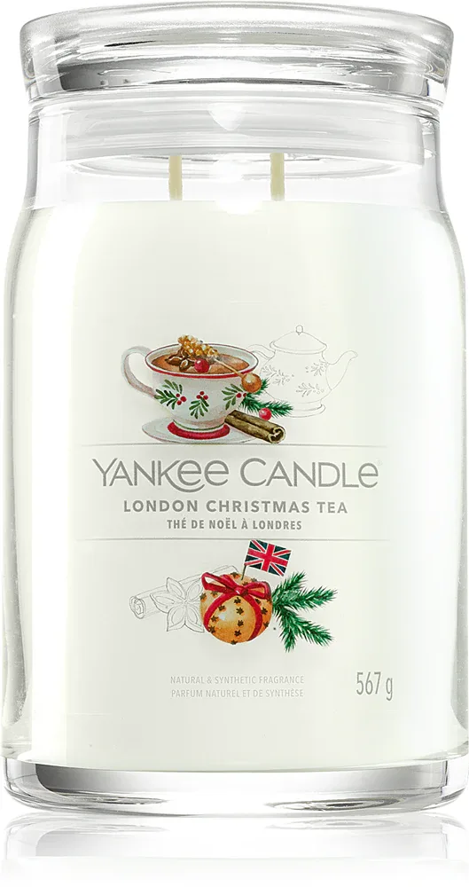 Yankee Candle London Christmas Tea - Ароматическая свеча, 567 г
