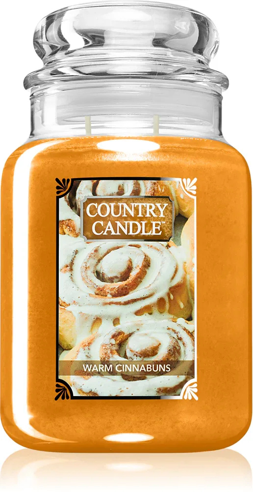 Country Candle Warm Cinnabuns - Ароматическая свеча, 737 г