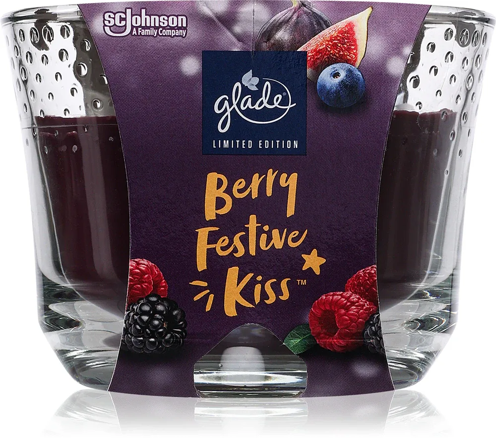 GLADE Berry Festive Kiss - Ароматическая свеча