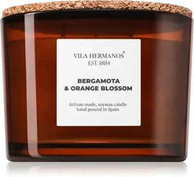 Vila Hermanos Apothecary Bergamot & Orange Blossom - Ароматическая свеча, 350 г
