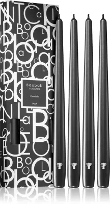 Baobab Collection Candela Black - свеча, 4 шт
