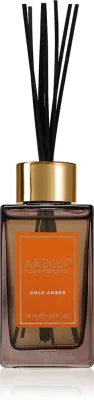 Areon Home Black Gold Amber - Ароматический диффузор с наполнителем, 85 мл