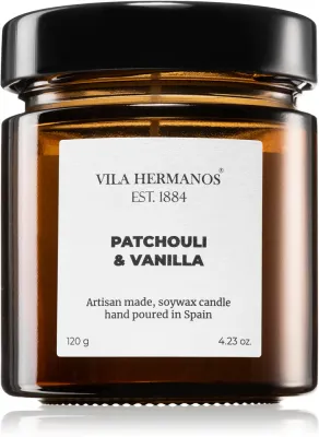 Vila Hermanos Apothecary Patchouli & Vanilla - Ароматическая свеча, 120 г