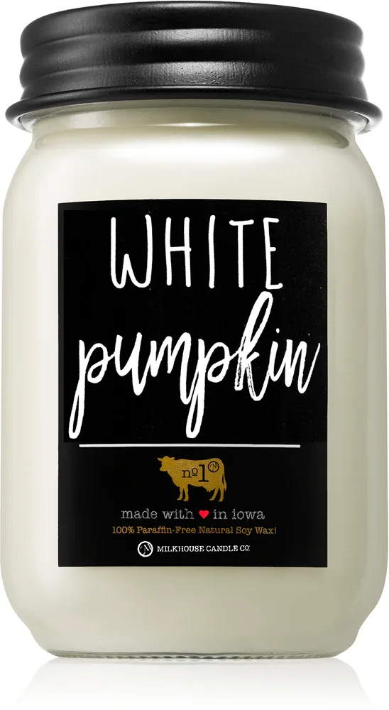 Milkhouse Candle Co. Farmhouse White Pumpkin - Ароматическая свеча, 369 г