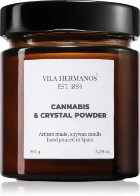 Vila Hermanos Apothecary Cannabis & Crystal Powder - Ароматическая свеча, 150 г