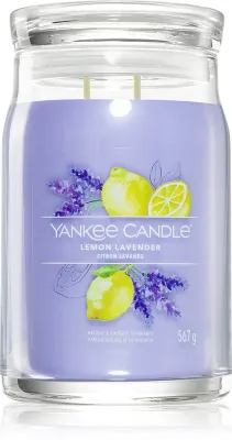 Yankee Candle Lemon Lavender - Ароматическая свеча Signature, Signature 567 г