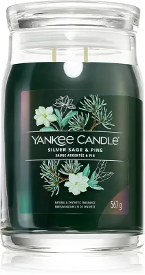 Yankee Candle Silver Sage & Pine - Ароматическая свеча Signature