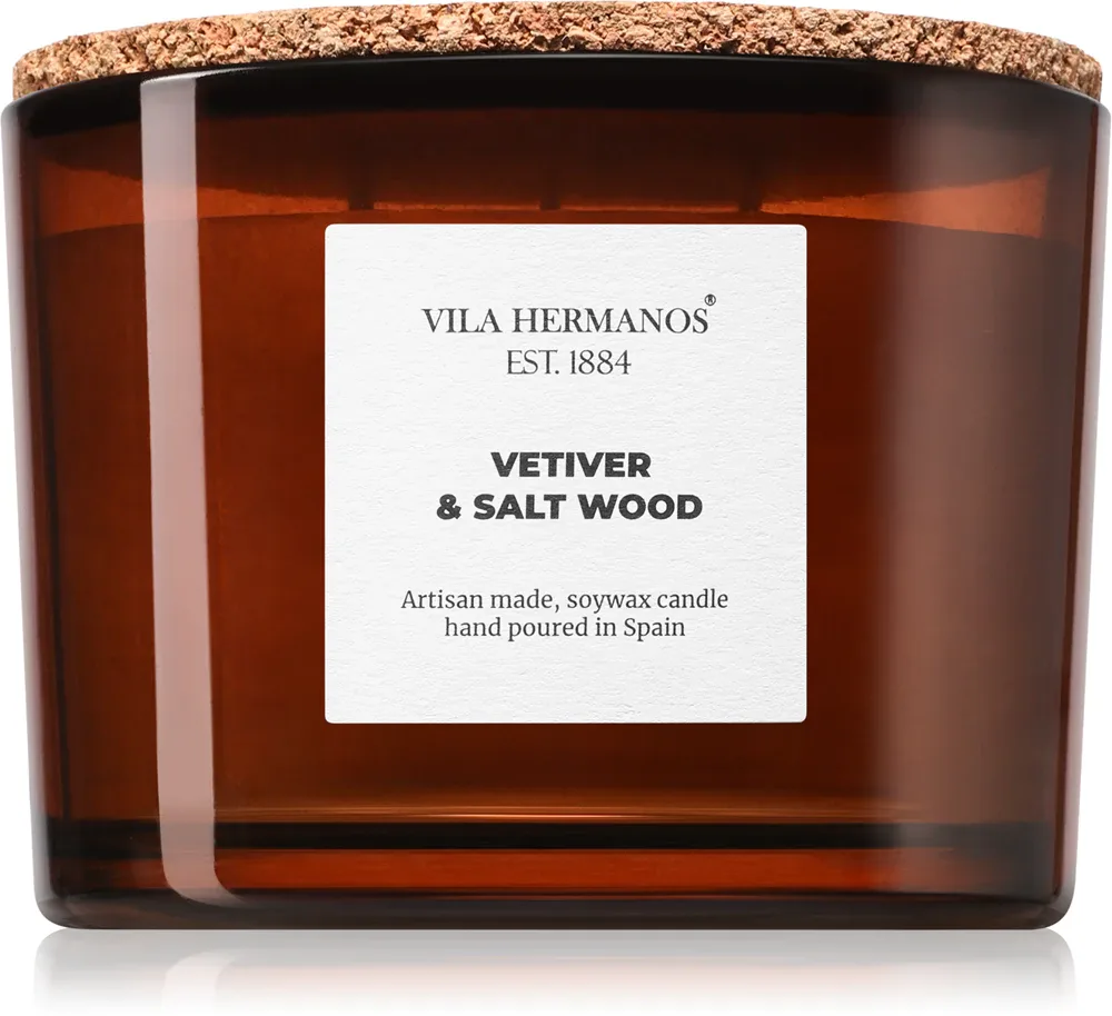 Vila Hermanos Apothecary Vetiver & Salt Wood - Ароматическая свеча