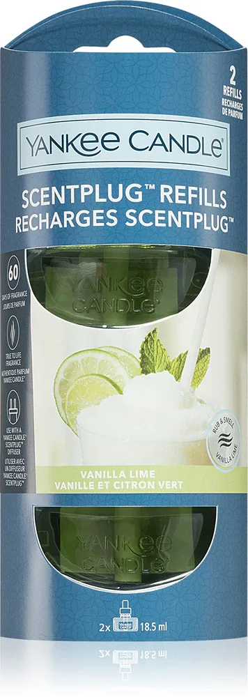 Yankee Candle Vanilla Lime Refill - Наполнитель для электрического диффузора, 2 мл