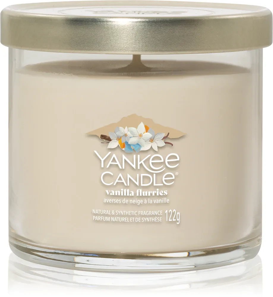 Yankee Candle Vanilla Flurries - Ароматическая свеча Signature Signature, 122 г