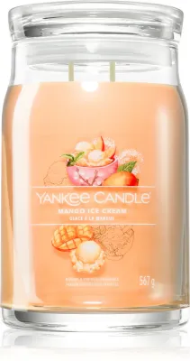 Yankee Candle Mango Ice Cream - Ароматическая свеча Signature, Signature 567 г