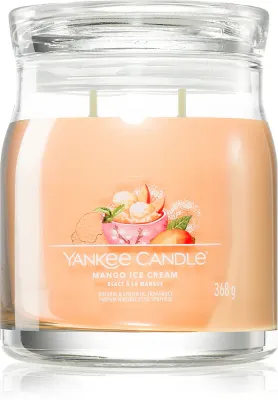 Yankee Candle Mango Ice Cream - Ароматическая свеча Signature, Signature 368 г
