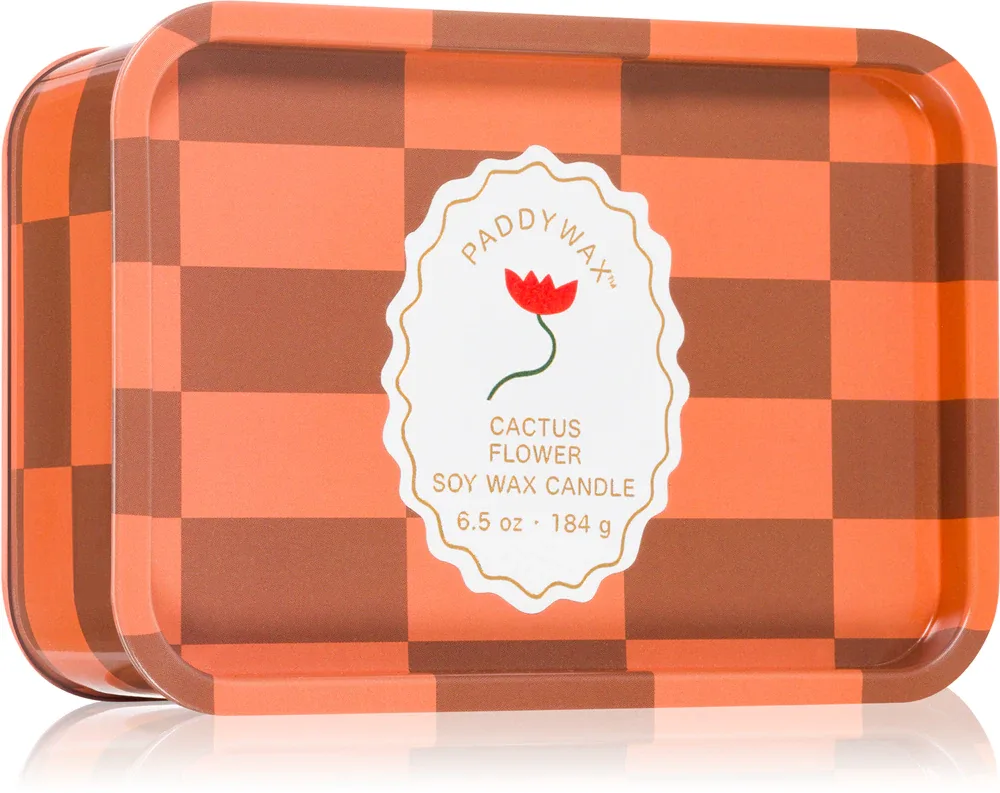 Свеча декоративная ароматическая Paddywax A Dopo Flower цветочно-свежая, два фитиля, 184 г