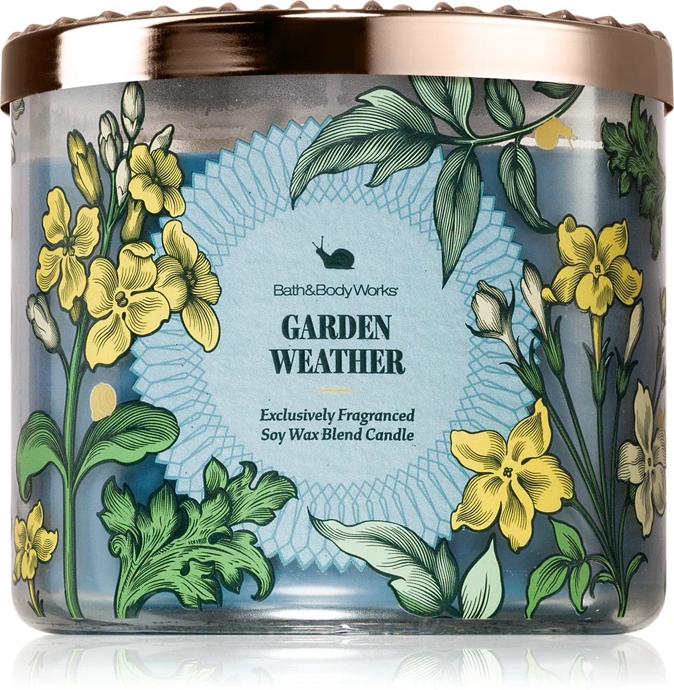 Bath & Body Works Garden Weather - Ароматическая свеча, 411 г