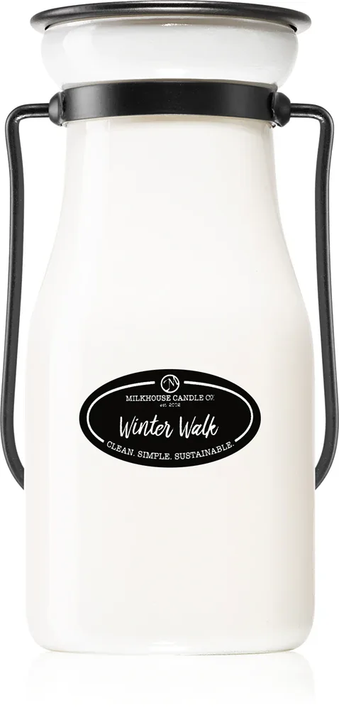 Milkhouse Candle Co. Creamery Winter Walk - Ароматическая свеча Милкботл Milkbottle, 227 г