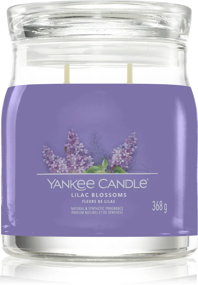 Yankee Candle Lilac Blossoms - Ароматическая свеча Signature Signature, 368 г