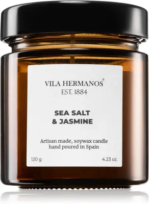 Vila Hermanos Apothecary Sea Salt & Jasmine - Ароматическая свеча, 120 г