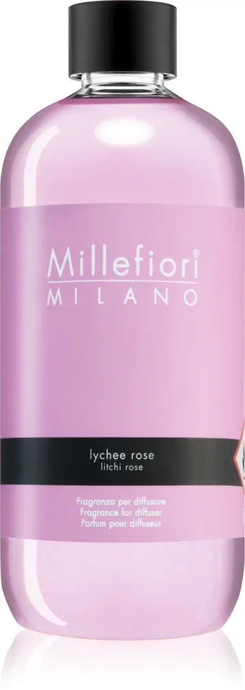 Millefiori Milano Lychee Rose - Наполнитель для диффузоров, 500 мл