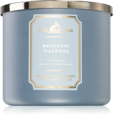 Bath & Body Works Mahogany Teakwood - Ароматическая свеча, 411 г