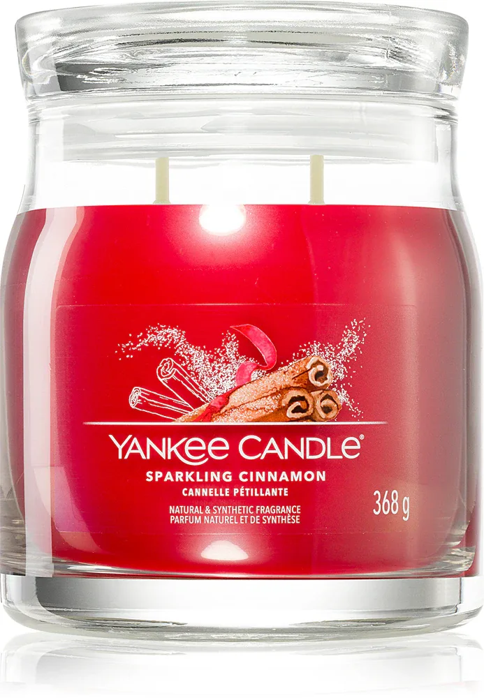 Yankee Candle Sparkling Cinnamon - Ароматическая свеча, 368 г