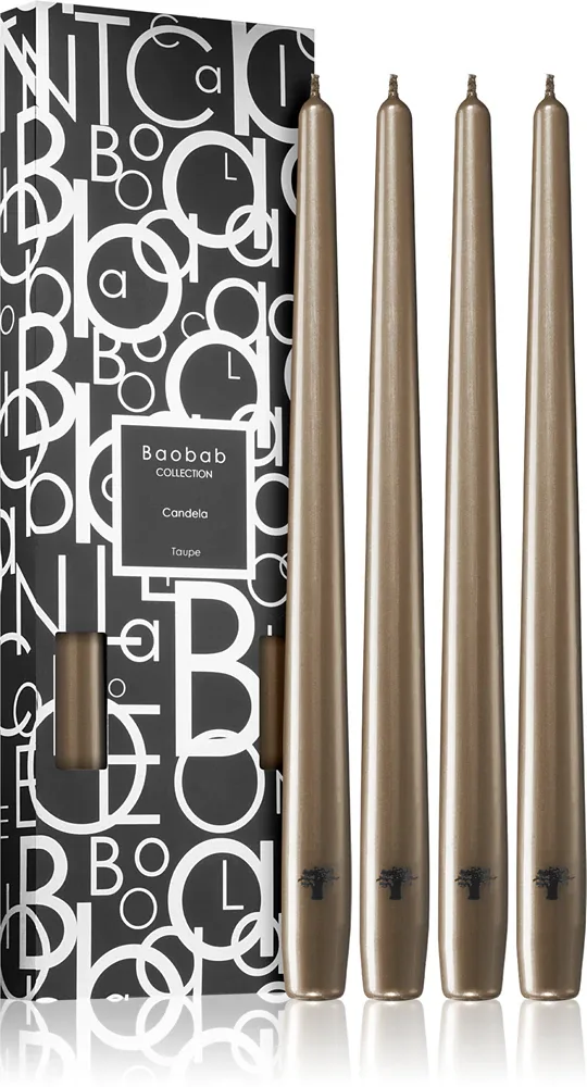Baobab Collection Candela Taupe - свеча, 4 шт