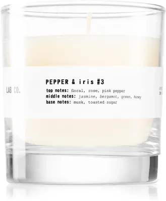The Olphactory Lab Co. Pepper & Iris - духовая свеча, 200 г