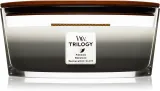 Woodwick Trilogy Warm Woods - Ароматическая свеча с деревянным фитилем (hearthwick) с деревянным фитилем (hearthwick), 453.6 г — фото 1
