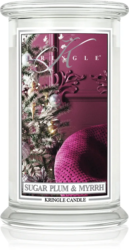 Kringle Candle Sugar Plum & Myrrh - Ароматическая свеча, 624 г