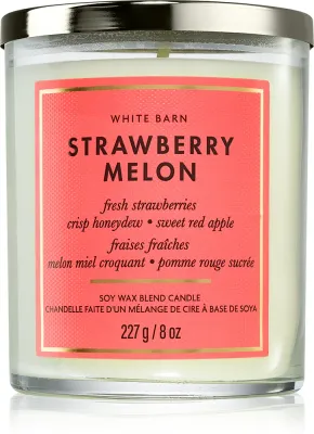 Bath & Body Works Strawberry Melon - Ароматическая свеча, 227 г