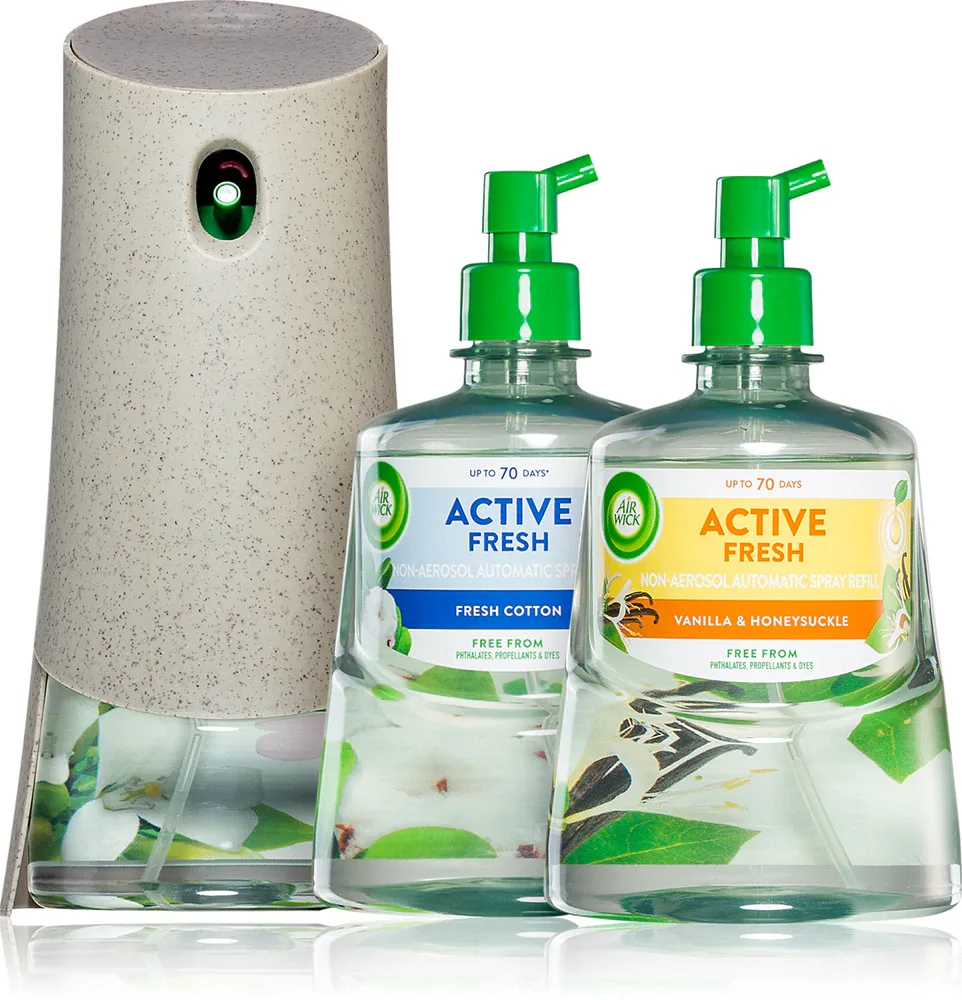 Air Wick Active Fresh 280 days Fragrance Set - Набор подарочный. Освежитель воздуха