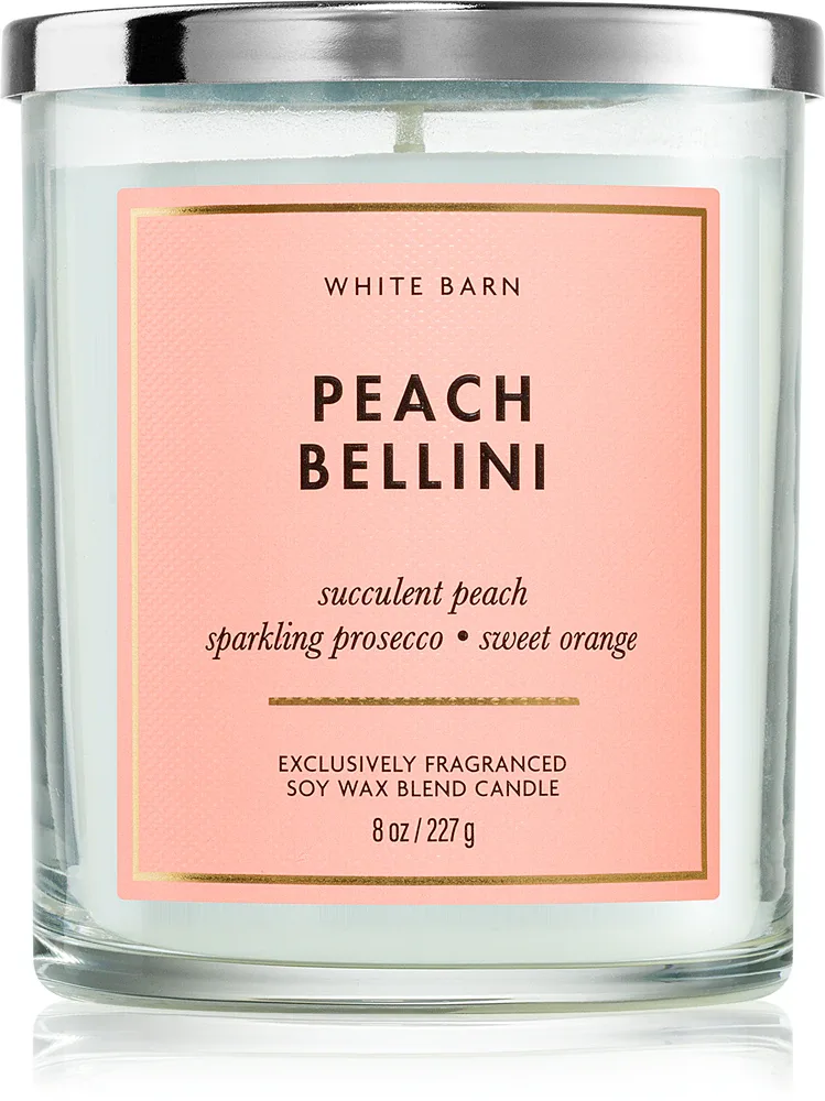 Bath & Body Works Peach Bellini - Ароматическая свеча, 227 г