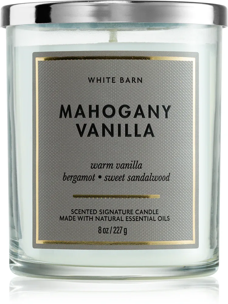Bath & Body Works Mahogany Vanilla - Ароматическая свеча, 227 г
