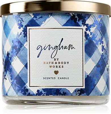 Bath & Body Works Gingham - Ароматическая свеча, 411 г